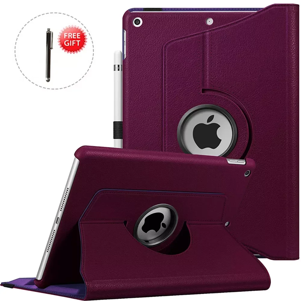 

For iPad 8 10.2inch 2020 Case 360 Rotating PU Leather Smart Cover for iPad 10.2 2019 7th Generation Case A2197 A2198 A2200 Capa