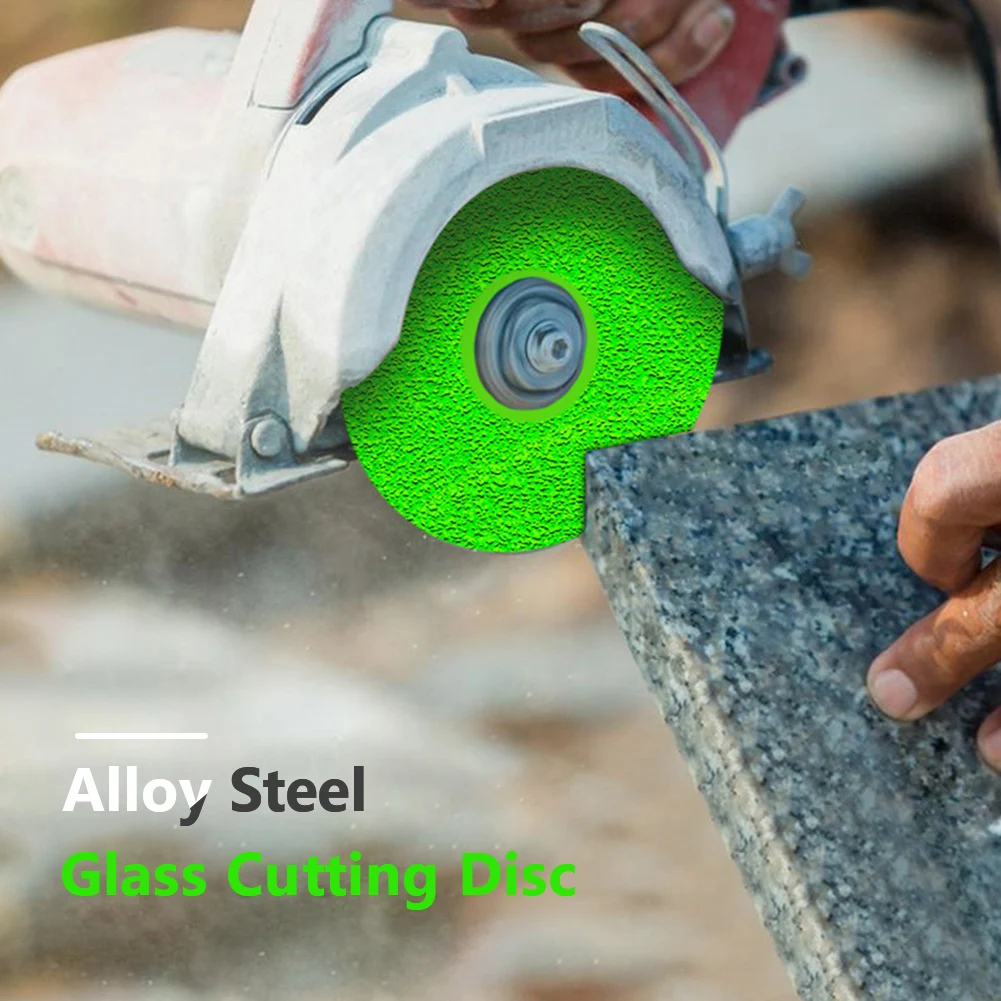 

Диск для резки стекла с лезвием диаметром 4 дюйма, пила для стекла с низким уровнем шума, инструмент для резки стекла и керамики для хрусталь...