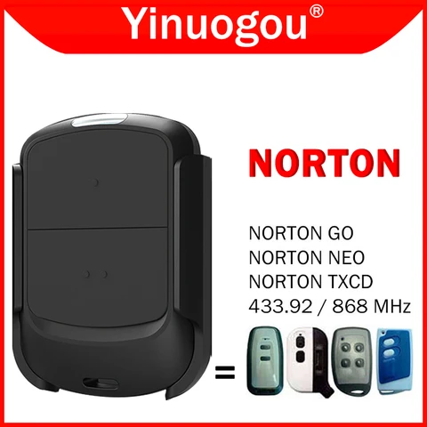 NORTON GO NEO TXCD Дубликатор пульта дистанционного управления гаражными воротами 433МГц 868МГц Клон Передатчик дистанционного управления гаражными воротами