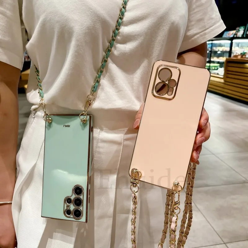 Чехол для Xiaomi POCO X5 F5 X4 M6 X6 F4 X3 M3 F3 C65 Mi 13T 13 11T 12T Pro Покрытие через плечо Ремешок из