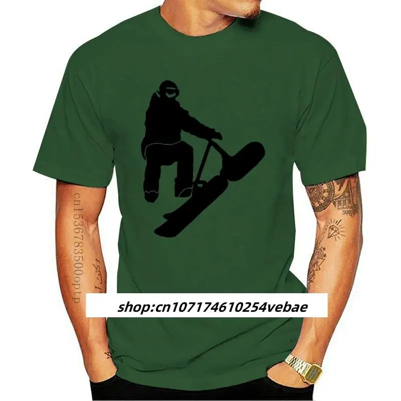 

Humor T-Shirt Pria Lengan Pendek Sporter Di Musim Dingin Snowscoot Itu! Kaus Unik Trendi Kaus Huruf Lucu