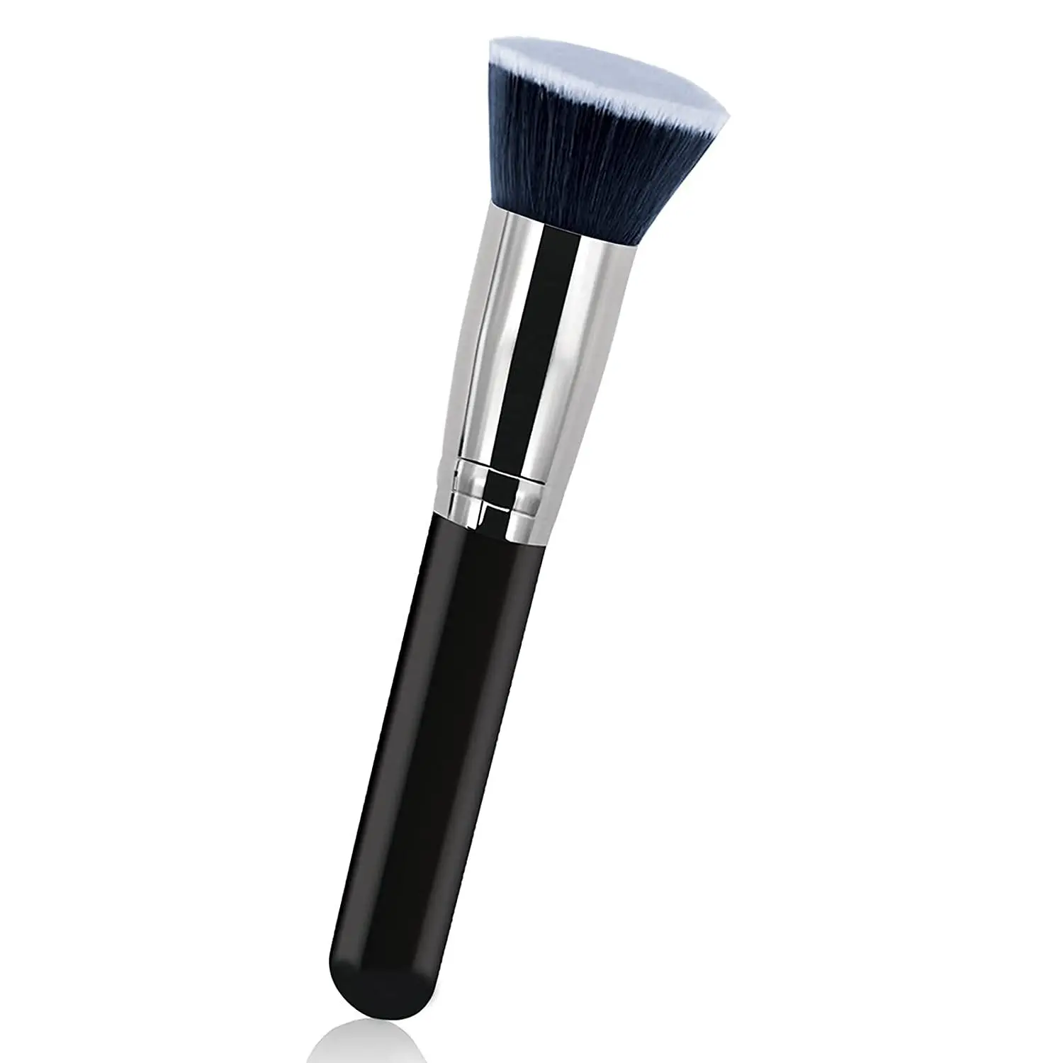 

FEIYAN Synthetic Hair Black Vegan Flat Liquid Foundation Blending Brush