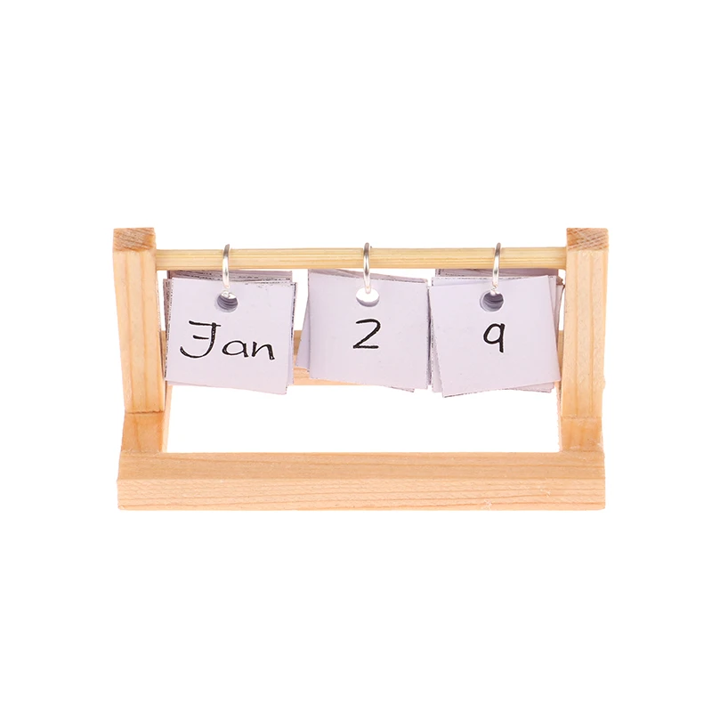 

Имитация кукольного дома календарь мебель Миниатюрный Настольный календарь настенный календарь украшение для кукольного дома игрушечные аксессуары