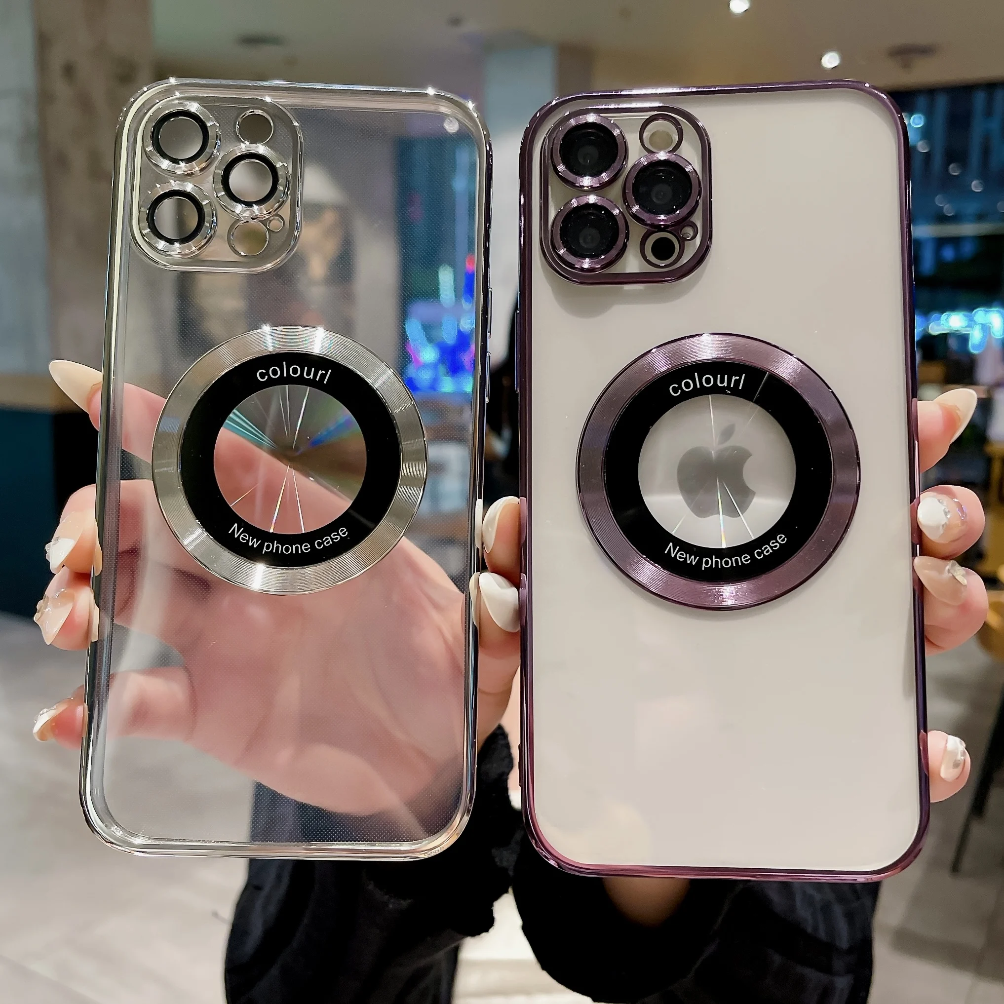 

Luxury Magsafe Wireless Charge Hard Soft Case Transparent For iPhone 14 13 12 11 Pro Max 14 Plus Silicone Magnetic Cases Cover