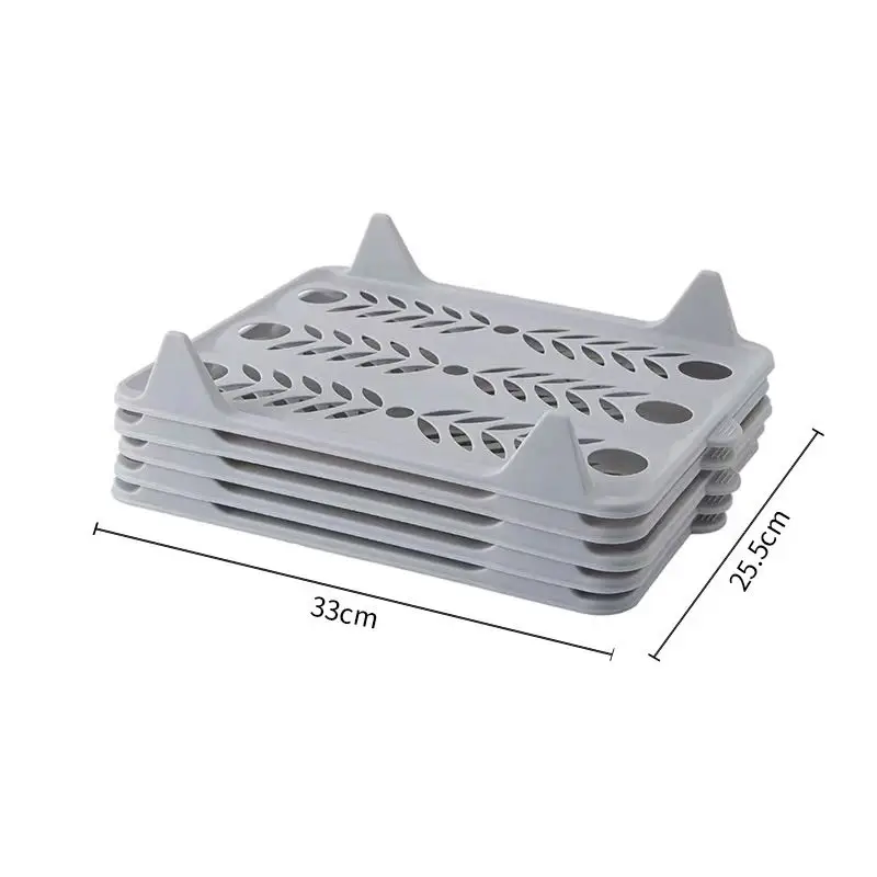 

5/10Pcs Lazy Folding Clothes Board Shirt Pants Storage Organizer Wardrobe Clothing Divider Table