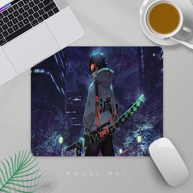 

Anime Demon Slayer Mouse Pad Gamer Gaming Pad Accessories Pc Hot Anime Mause Mats Complete Carpet Computer Mousepad Desk Mat