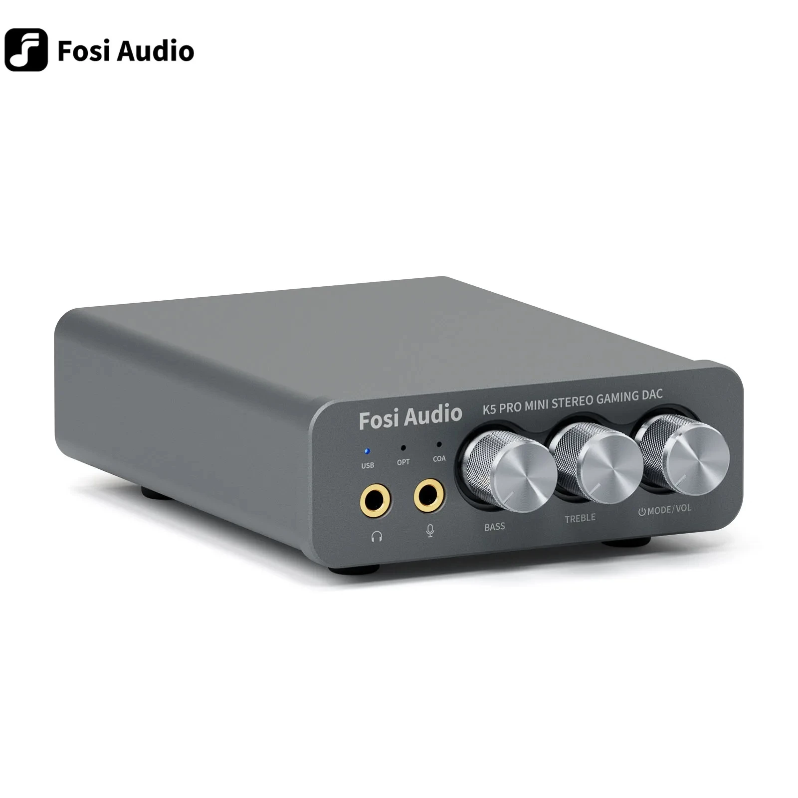 Fosi Audio K5 Pro: мини Hi-Fi игровой ЦАП и усилитель для наушников