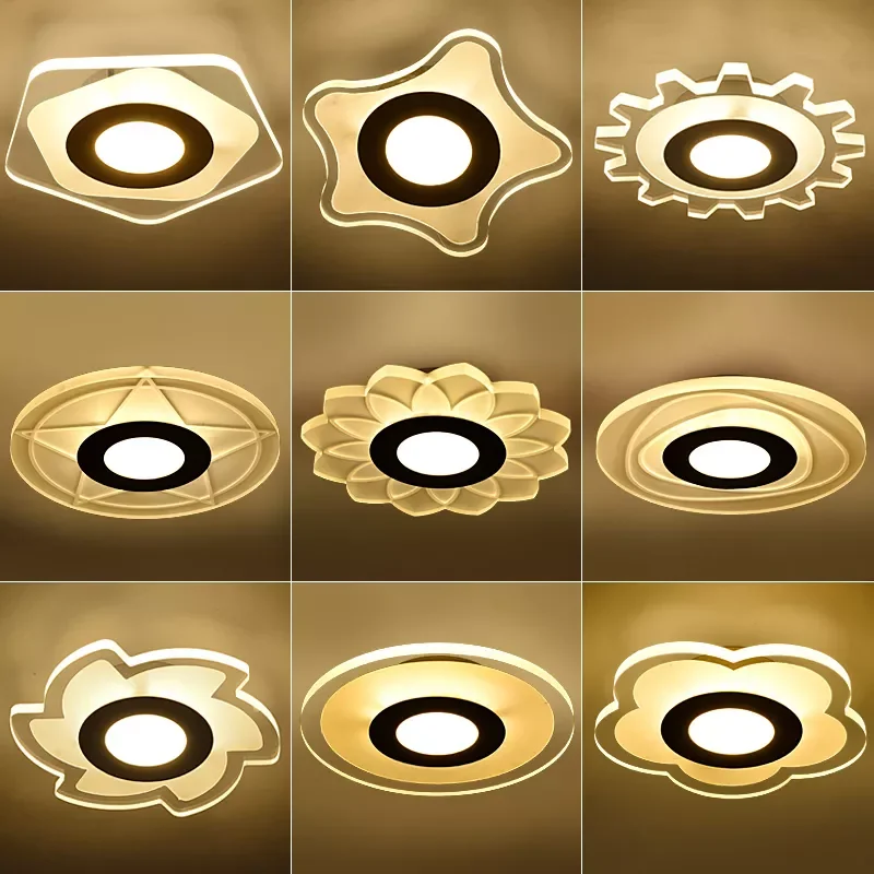 

NEW IN Modern LED Ultra-thin Acrylic Ceiling Lights Minimalism Home Corridor Bedroom Lamps Living Room Decor Lighting Kitchen Fi
