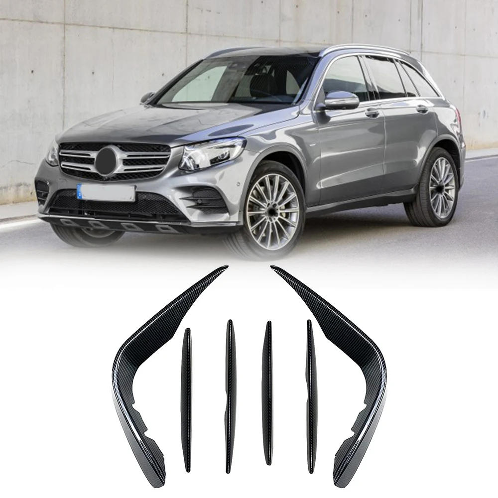 Передний бампер спойлер сплиттер крышка решетки радиатора для Mercedes-Benz GLC-Class X253