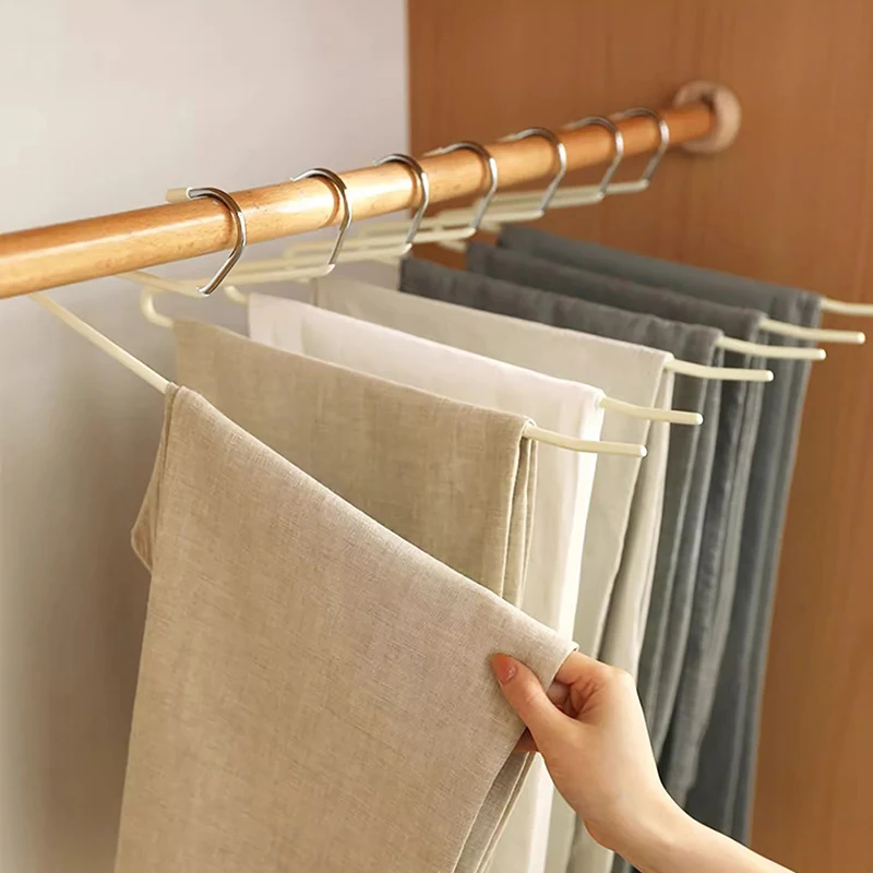 Вешалка для брюк из нержавеющей стали нескользящая вешалка домашняя не