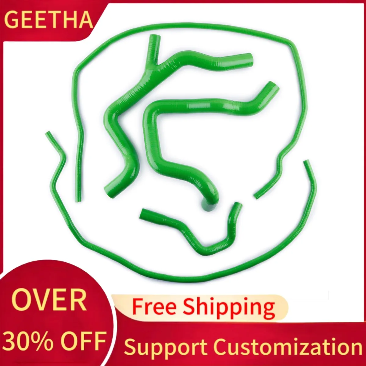 Для Ford Focus ST MK2 RS 2.5 ST225 2009 2010 2011 комплект силиконовых шлангов радиатора