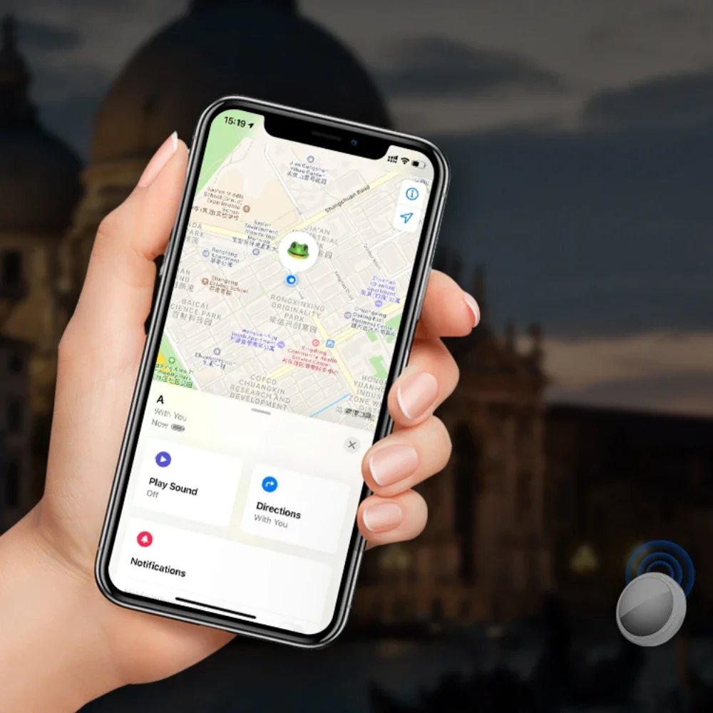 Фото Сменный локатор для IPhone, 4 шт., умный Bluetooth GPS-трекер с рейтингом MFI, работающий с устройством напоминания о потере приложении №3