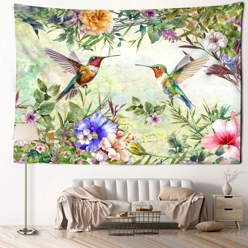 Колибри и искусство на стену в минималистическом стиле хиппи Ins для спальни