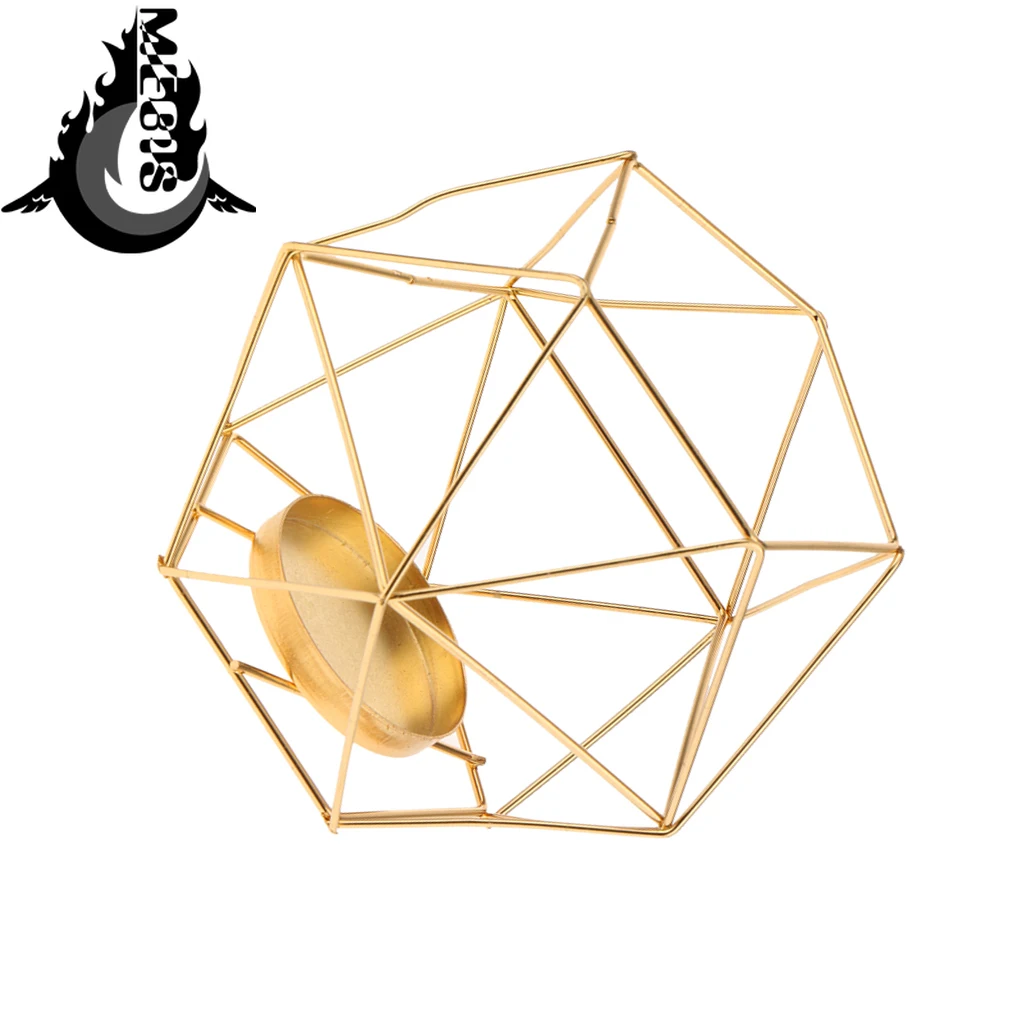 3D геометрический свадебный подсвечник для чая светильник украшения дома