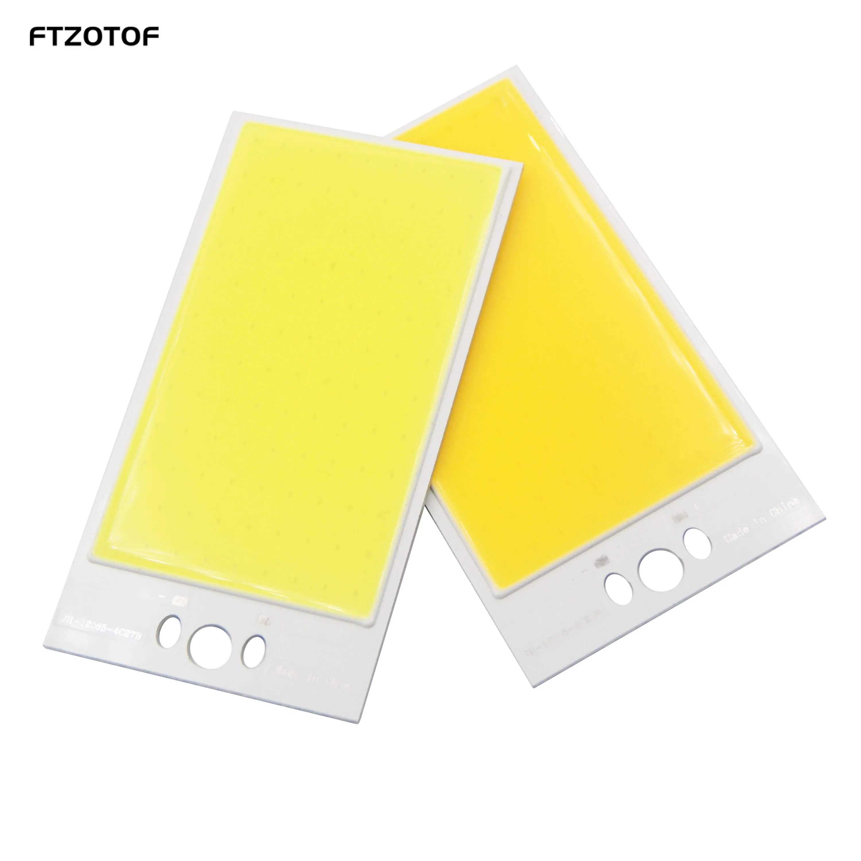 FTZOTOF COB Flip Chip Lights Source Rectangular 30W 120*65mm DC 12V Warm Cool White LED Panel  Onboard For Work Lamp Decor Bulbs