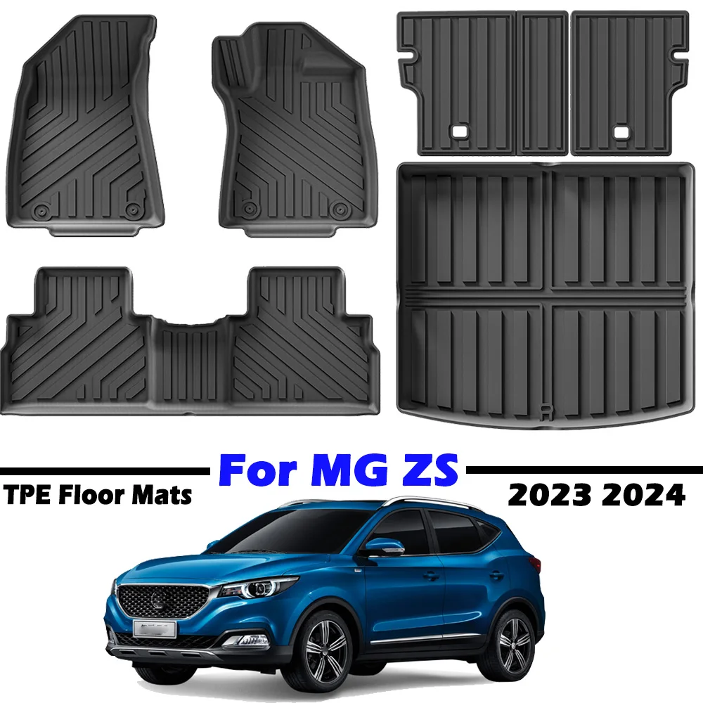 Коврики напольные из ТПЭ для MG ZS 2023 2024 противоскользящие водонепроницаемые
