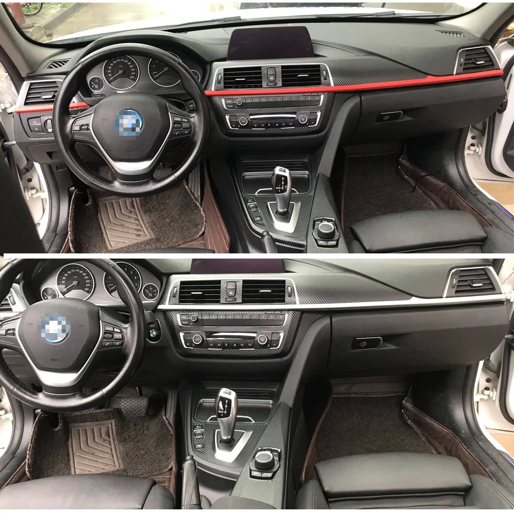 Для BMW 3 серии F30 2013-2019 внутренняя центральная панель управления дверная ручка 5D