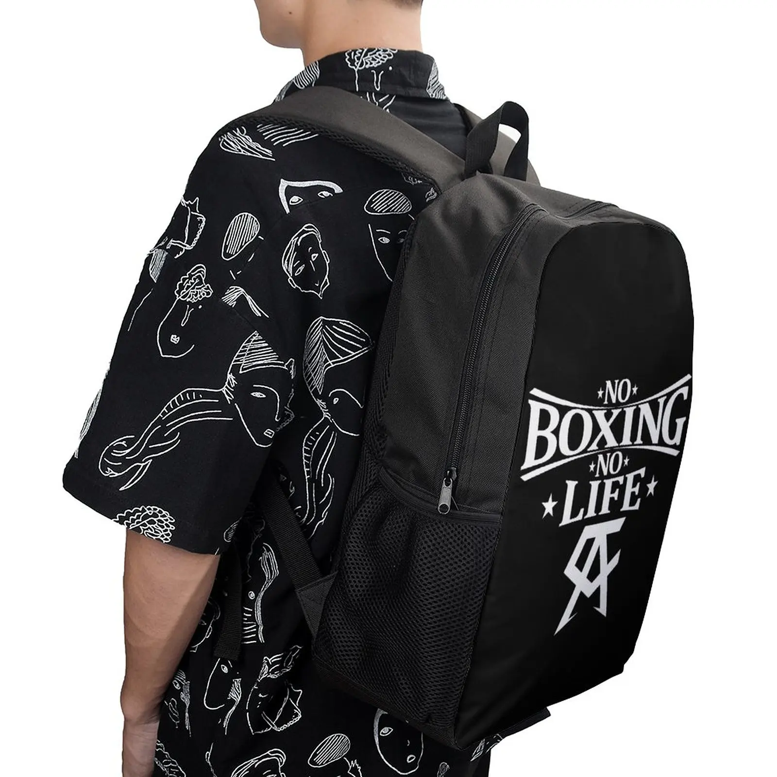 

Canelos Alvarez No Boxing No Life Essential 4 17 Inch Shoulder Backpack Vintage Travel Hot Sale Firm Cosy Field Pack