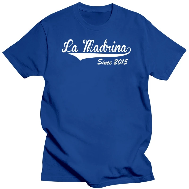 Gift For Godmother T-Shirt La Madrina Since 2015 Baptism Ceremony Tee Shirt images - 6