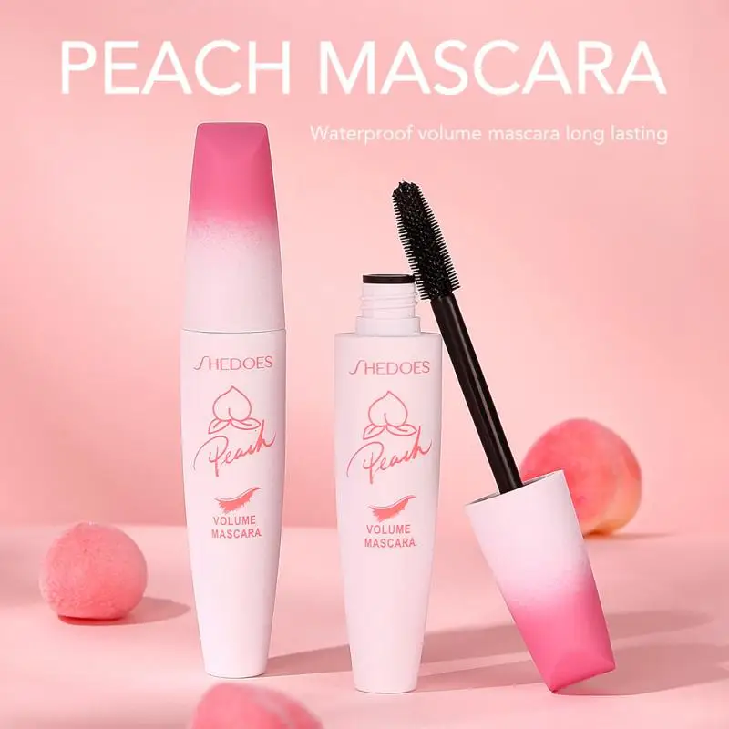 

Peach Mascara Lasting Waterproof Anti-Sweat Thick And Elongated Natural Extend Eyelash Non-blooming Non-caking Beauty Cosmetics