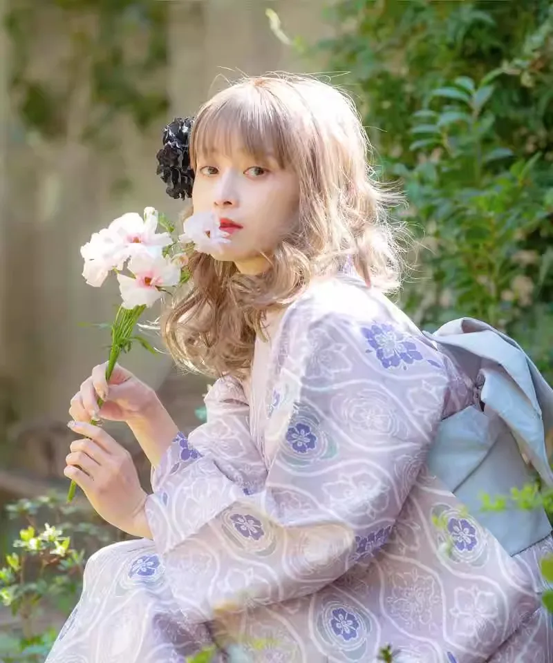 Японское новое официальное кимоно в стиле ретро одежда для фотосъемки из хлопка