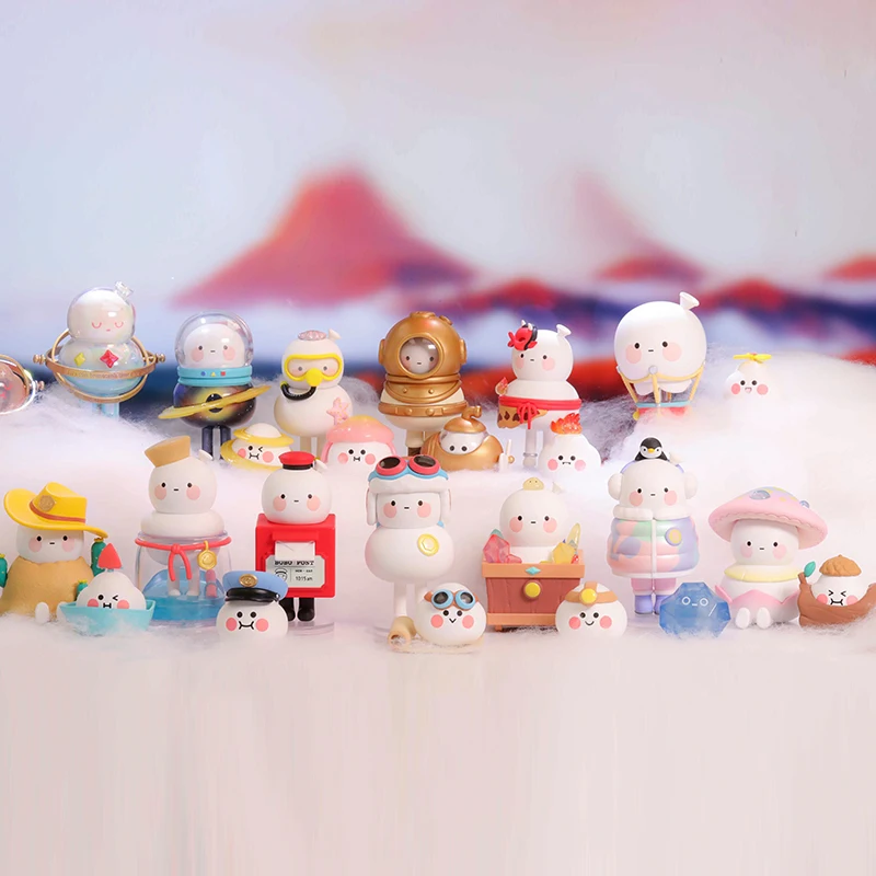 Pop Mart Bobo & Coco Wanderlust Series Cute Gifts For Kids Girls Action Figure Doll Toys Room Decoration