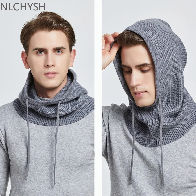 

Женская зимняя кашемировая Шапка-бини с капюшоном