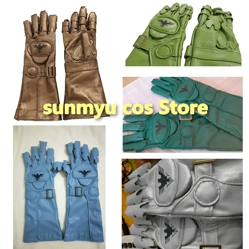 

Перчатки для косплея Kamen Rider THE NEXT V3 из натуральной кожи золотистого и зеленого цвета перчатки 1 go из искусственной кожи синие