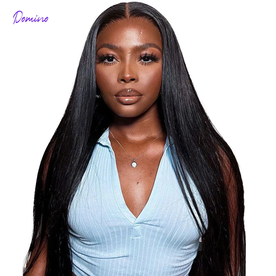 HD Transparent Lace Frontal Wigs 30 Inch Brazilian Straight Lace Front Wig Human Hair Lace Frontal Closure Wigs For Women