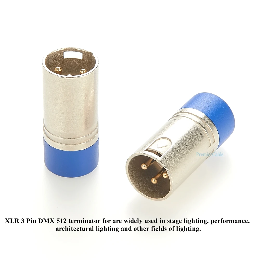 Резистор-Терминатор XLR 3Pin DMX 512 сопротивление-терминал для цифровой