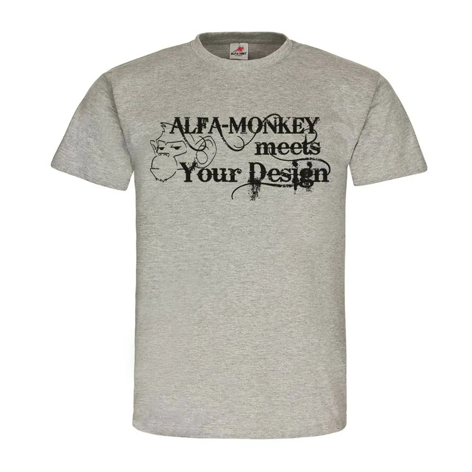 AlfaMonkey стиль Alfashirt смешной юмор футболка Syling Мода 23929