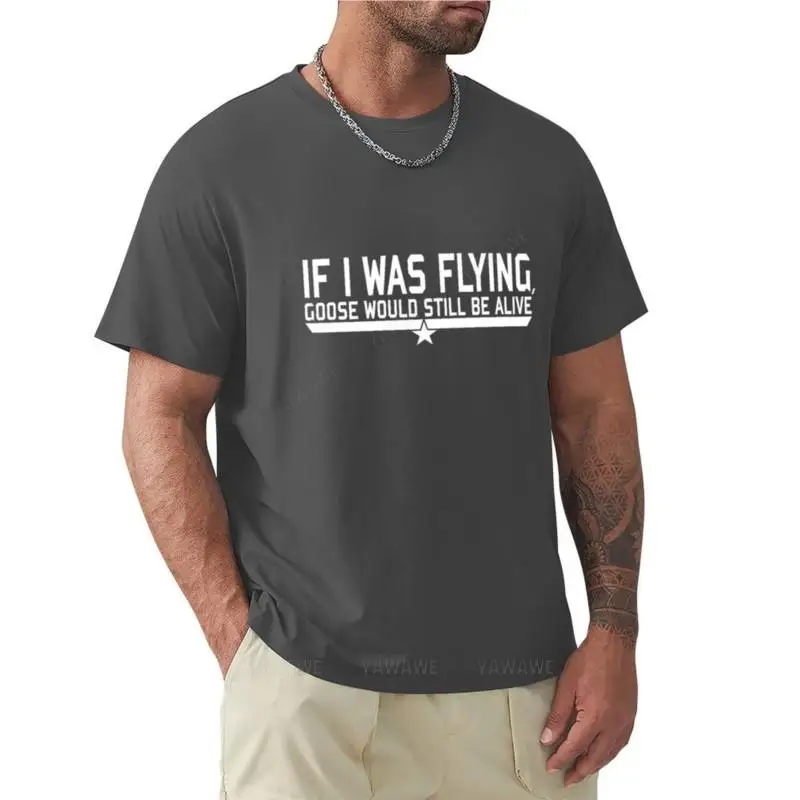 

Хлопковая мужская футболка, если я летал... Футболка, женские топы, пустые футболки, облегающие футболки для мужчин, футболка для мальчиков