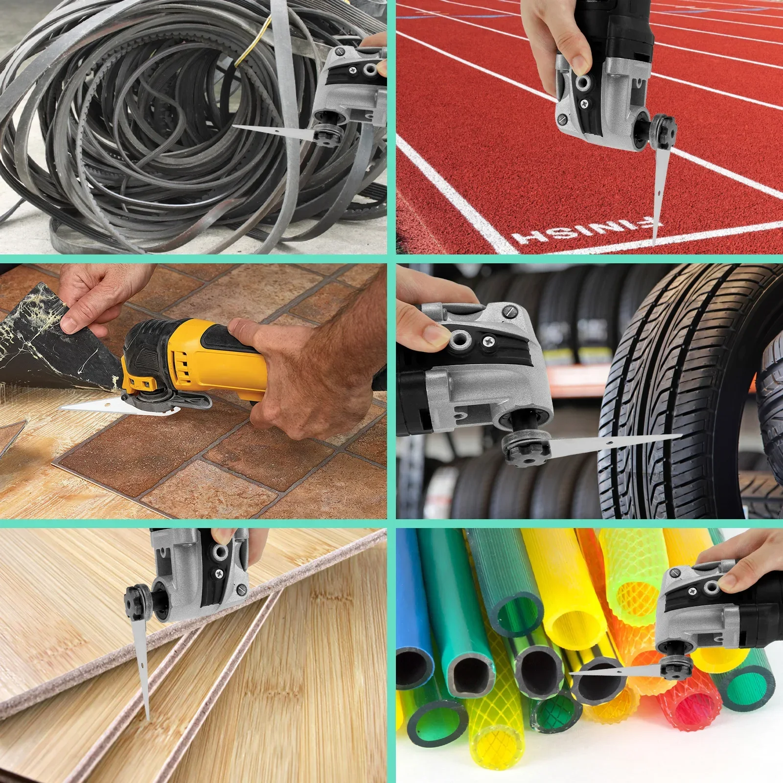 10 шт. Осциллирующий Инструмент скребок из нержавеющей стали острый Мультитул