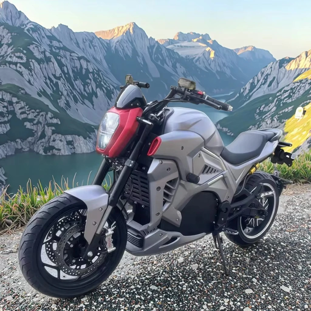 Фото Stlf 2026, завод в Уси, мощный электрический гоночный мотоцикл Ducati Diavel для взрослых, 72В, внедорожный, с российским сертификатом. №2
