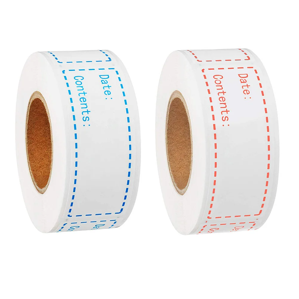 

Labelsfreezerstickers Storage Date Containers Kitchen Sticker Refrigerator Label Removable Jar Writepaperwaterproof Organizing