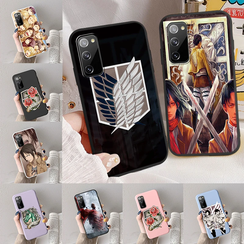 Чехол для Samsung S20 Plus, мягкий чехол для телефона с аниме Аллен атака на титанов для Samsung Galaxy S20 FE Fan Edition Lite S11e