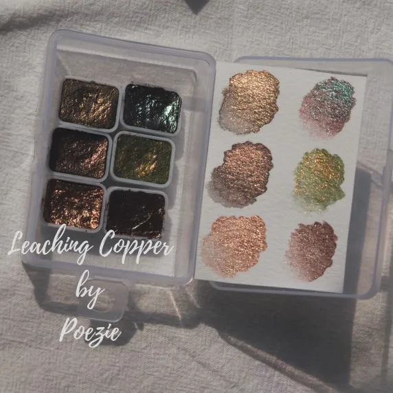 

Перламутровый акварельный пигмент, твердая гуашь, подупаковка ручной работы, одно изделие из японских художественных средств, специально для металлических ногтей A