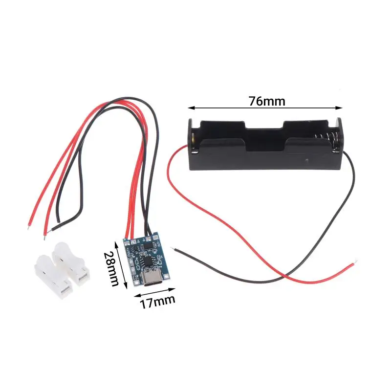 Модуль зарядного устройства для литиевых батарей 18650 TP4056 DIY KIT + 1 корпус для батареи 18650 + плата повышения напряжения 3.7В USB для мобильного питания (art.: 3920dd16b1efd) - 3920dd16b1efd