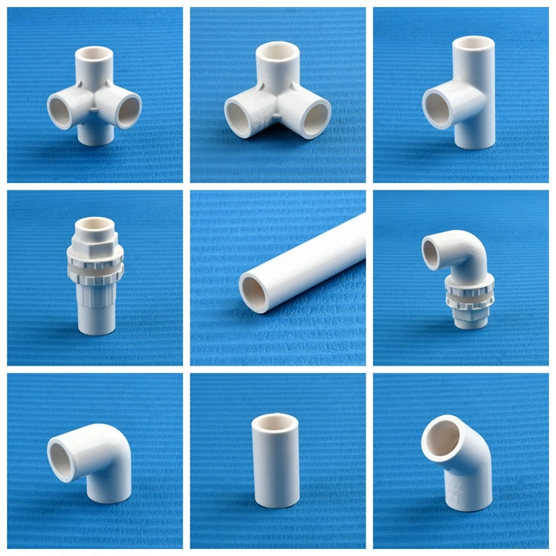 

16mm PVC Pipe Fittings Connectors Garden Irrigation Joints Fish Tank Accessories Aquarium Connectors PVC Water Pipe Fittings