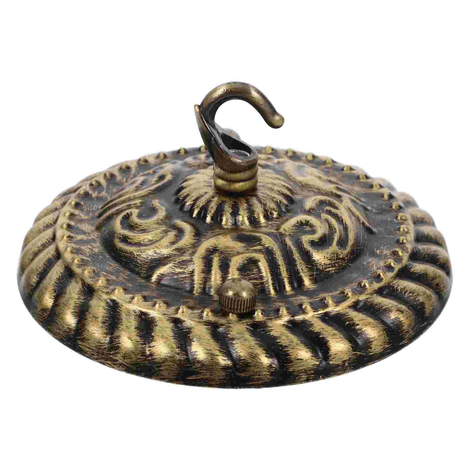 Узор люстра абажур крючок ретро-декор настольная лампа из цинкового сплава навес