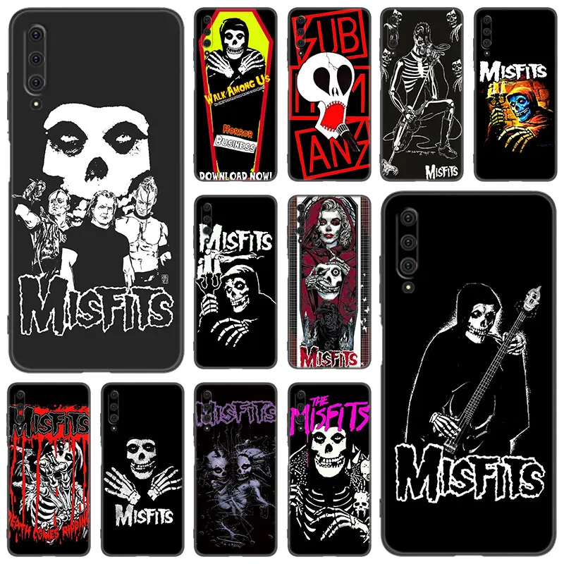 Чехол Misfits для телефона Huawei Y6 Y7 Y9 Prime Y5 2018 2019 2020 Y5P Y6P Y7P Y8P Y6S Y8S Y9S Y7A Y9A, черный чехол