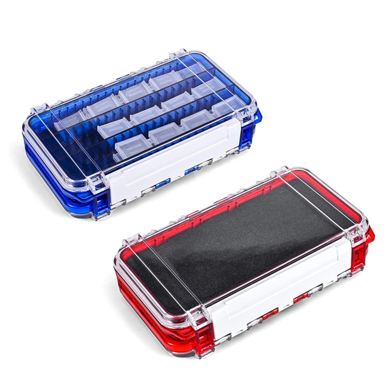 

2 Pcs Waterproof Rock Fishing Accessories Box, Lead Hook Storage Box Fishing Gear, Fishing Accessories