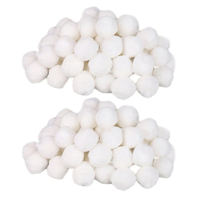 

2X Swimming Pools Filter Balls Portable Wet Dry Cotton Canister Clean Fish Tank Filter Material Water Purification Fiber