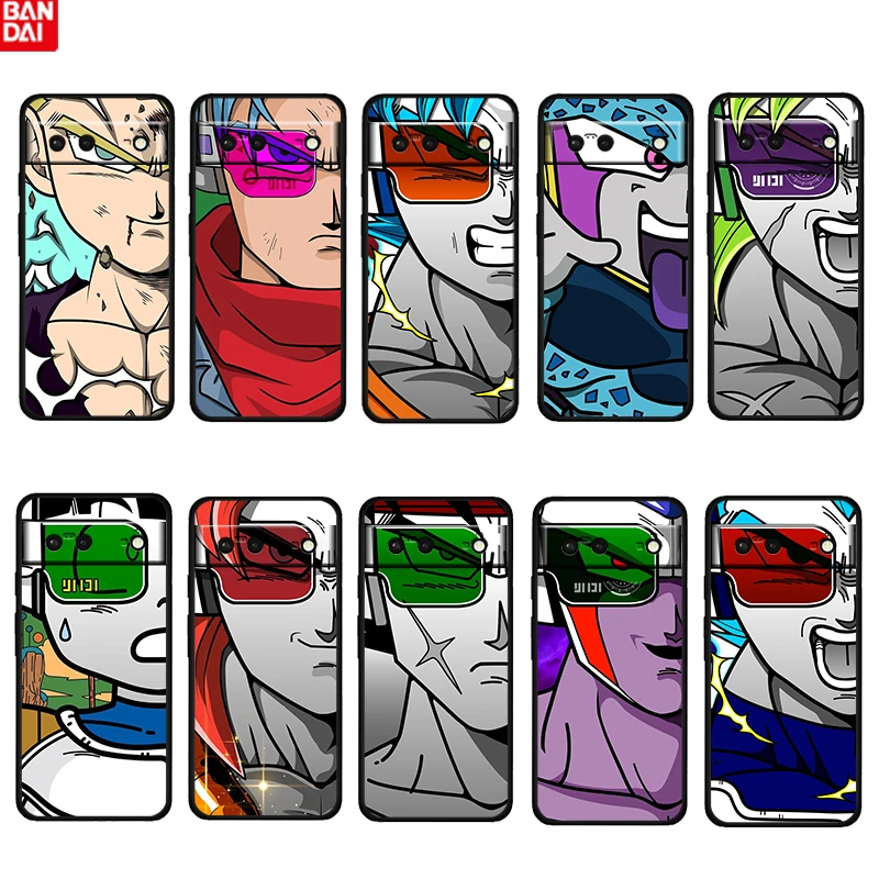 

Dragon Ball Son Goku Face Shockproof Cover For Google Pixel 6 6A 5 4 5A 4A XL Pro 5G TPU Soft Black Phone Case Fundas Coque Capa