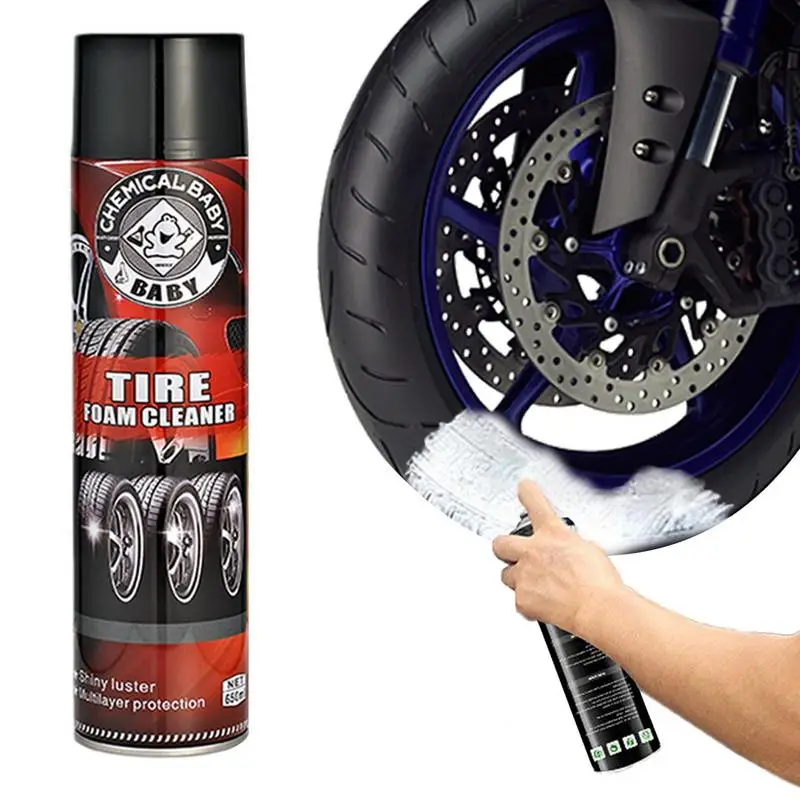 

Car Tire Shine Spray Remove Stains & Dirt Tire Refurbishing Agent Automotive Tire Gloss Wheel Cleaner Spray For Trucks SUVs