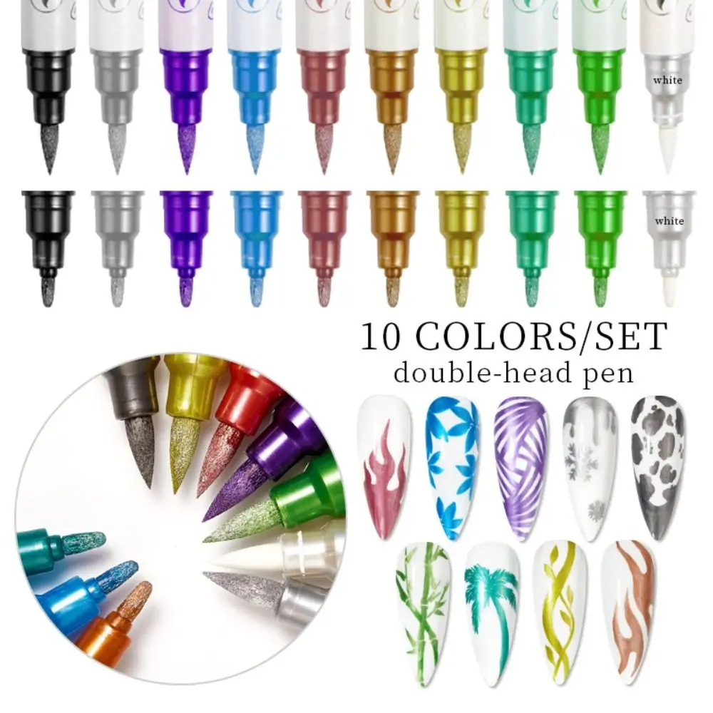 

Маникюрный Инструмент, маркер, ручка, подкладка для крючка для ногтей, карандаш для дизайна ногтей, лайнер для рисования, граффити, гелевая р...