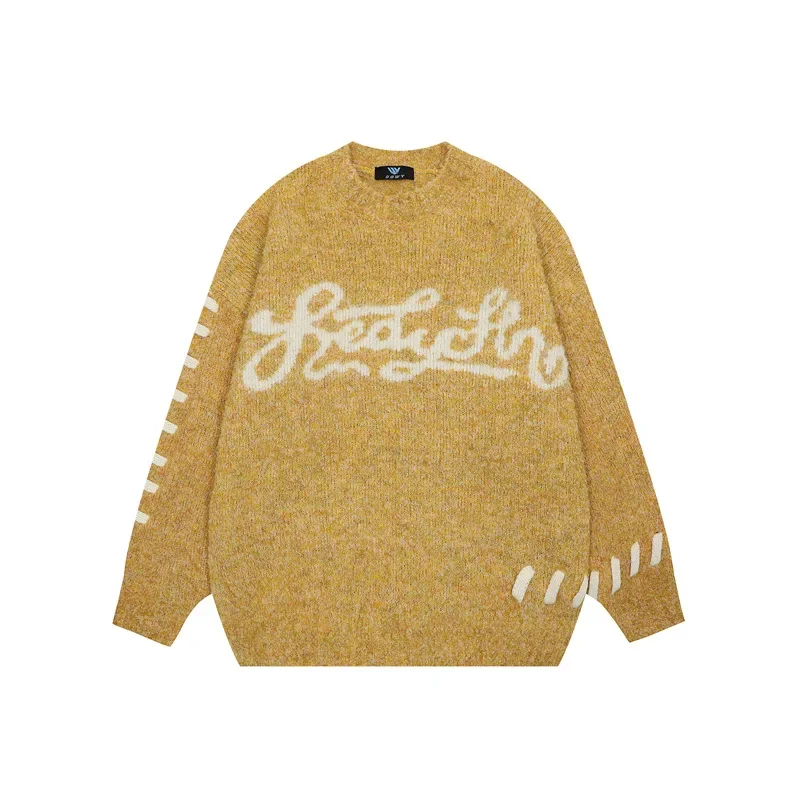 Модный корейский стиль уникальный дизайн чувственный жаккардовый свободный