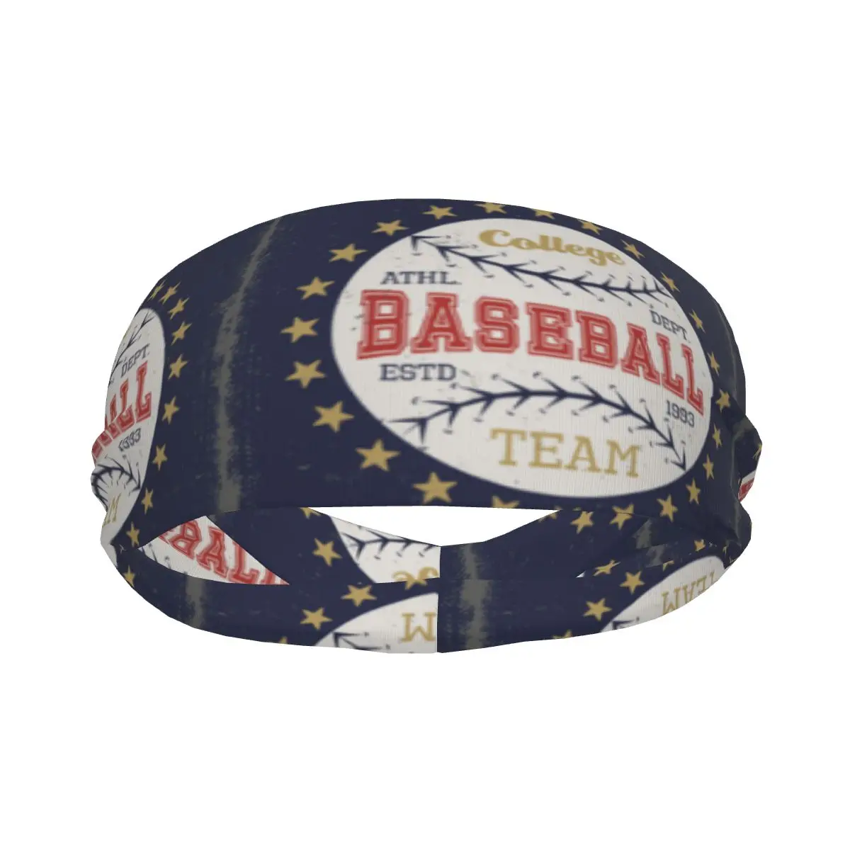 

Бейсбольный принт, эластичная повязка для волос, повязка на голову для йоги, повязка на голову, обруч для волос для макияжа