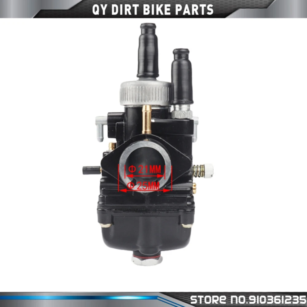 Карбюратор для мотоцикла PHBG 21 мм AD карбюратор 50-100Cc двигателя 2-тактный гоночный