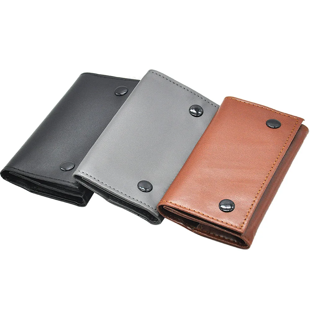 

Leather Tobacco bags Roll Up Tobacco Pouch with Rolling Tip Paper Holder Tamper Filter Tool Cleaner Preserve Freshness